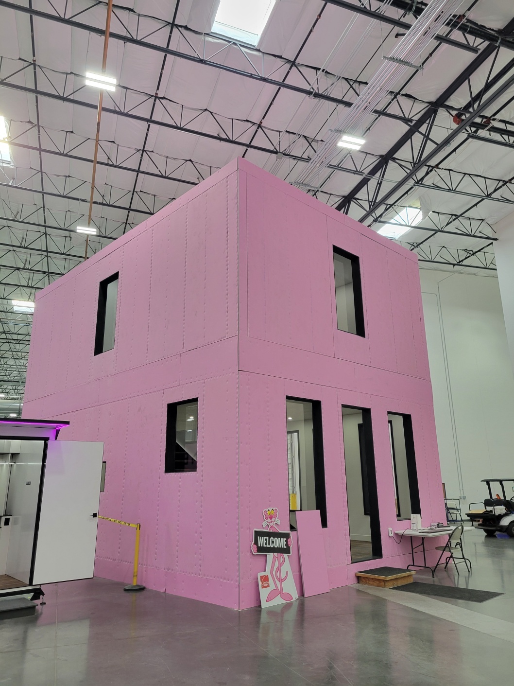 Modular housing prototype building